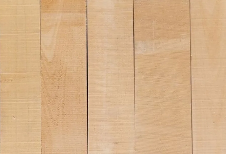 Back face of A class beech boards